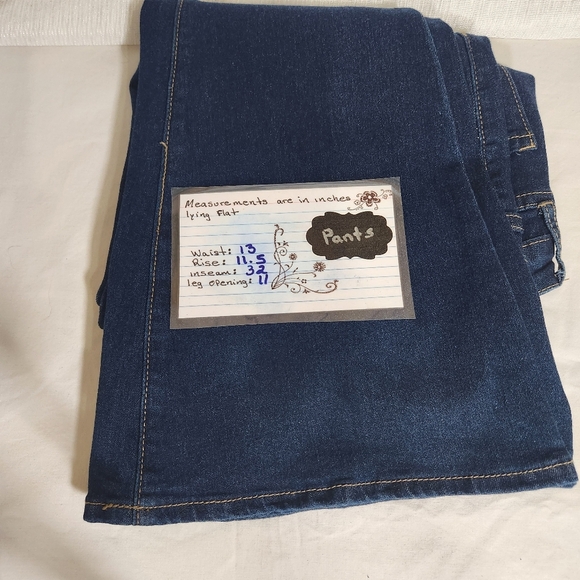 Kendall & Kylie Blue Flare Denim Jeans - Picture 10 of 10